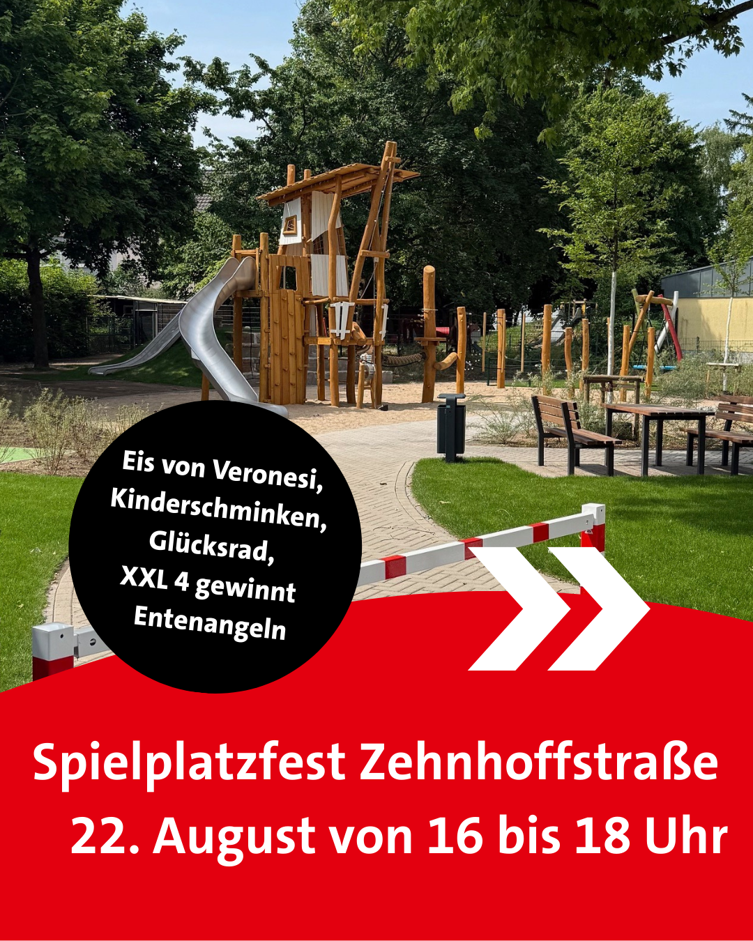 Spielplatzfest in der Zehnhoffstraße